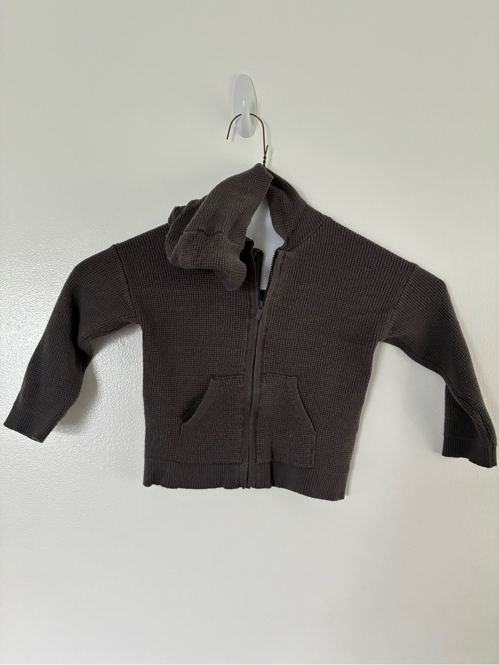 Gerber Kids Charcoal Knit Zip Hoodie